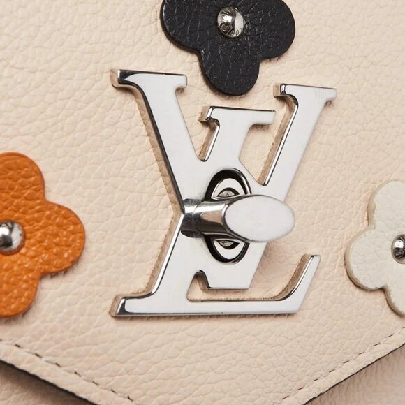 Louis Vuitton Multicolor Pebbled Leather Mylockme Fleurs BB Bag - Picture 5 of 12